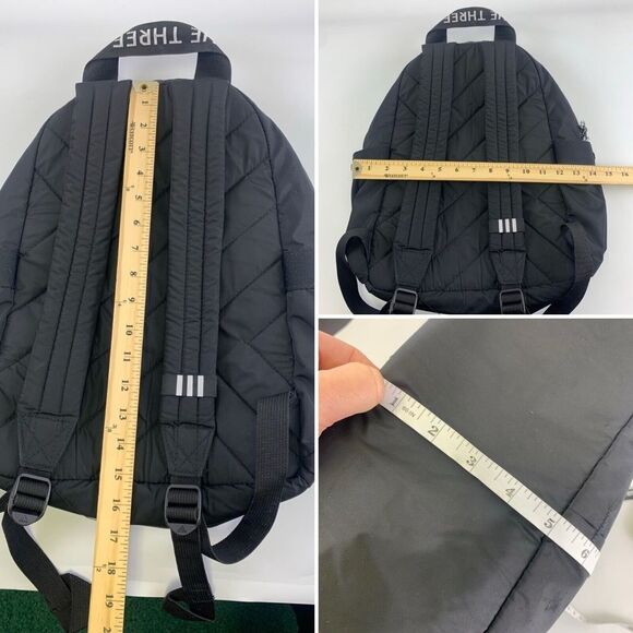 Adidas VFA Backpack Black Versatile Travel Athleisure Media Laptop Padded Sleeve - Picture 16 of 16